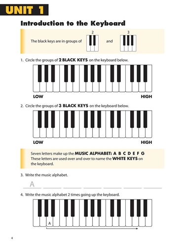 Essential Elements Piano Theory - Level 1 - Elementos Essenciais Piano ...