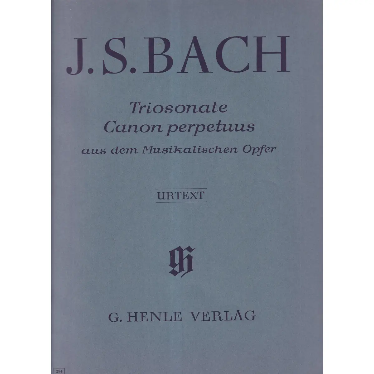 Trio Sonata And Canon Perpetuus From The Musical Offering Bwv 1079 No. 8 And 9 For Flute, Violin And Basso Continuo- PROMOÇÃO!