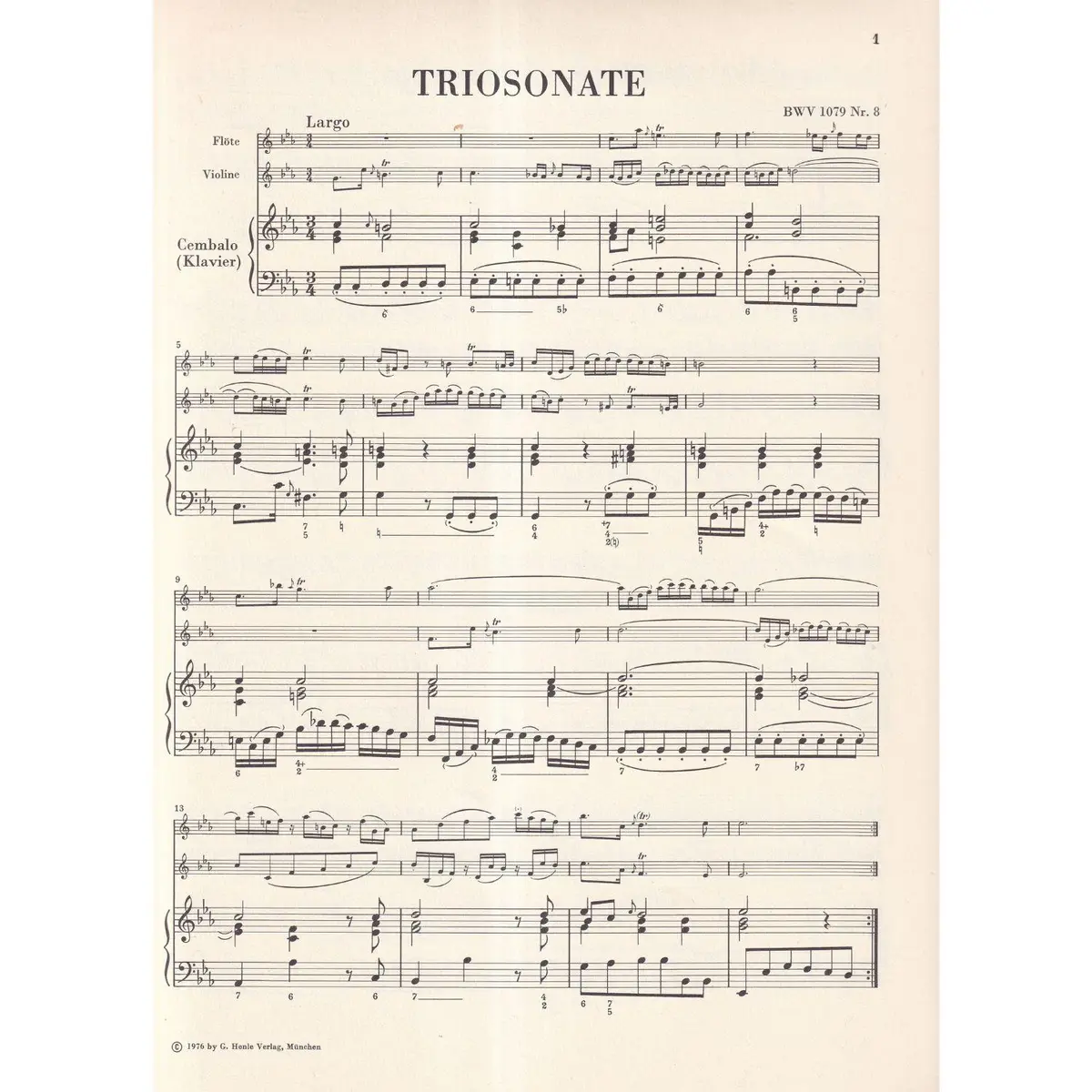Trio Sonata And Canon Perpetuus From The Musical Offering Bwv 1079 No. 8 And 9 For Flute, Violin And Basso Continuo- PROMOÇÃO!