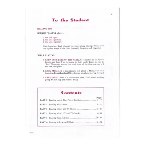 Sight Reading - Level 2