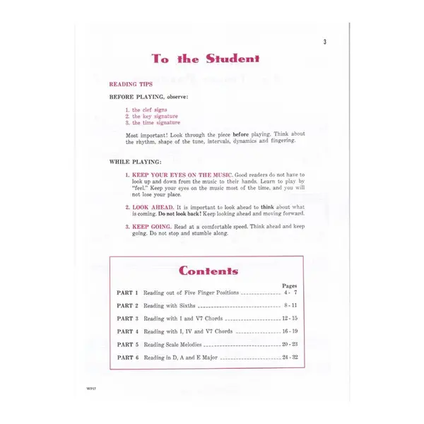 Sight Reading - Level 2