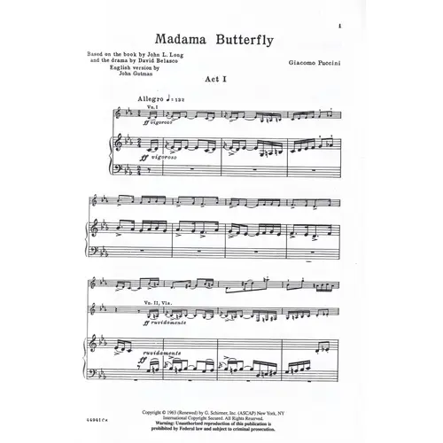 Madama Butterfly - Opera