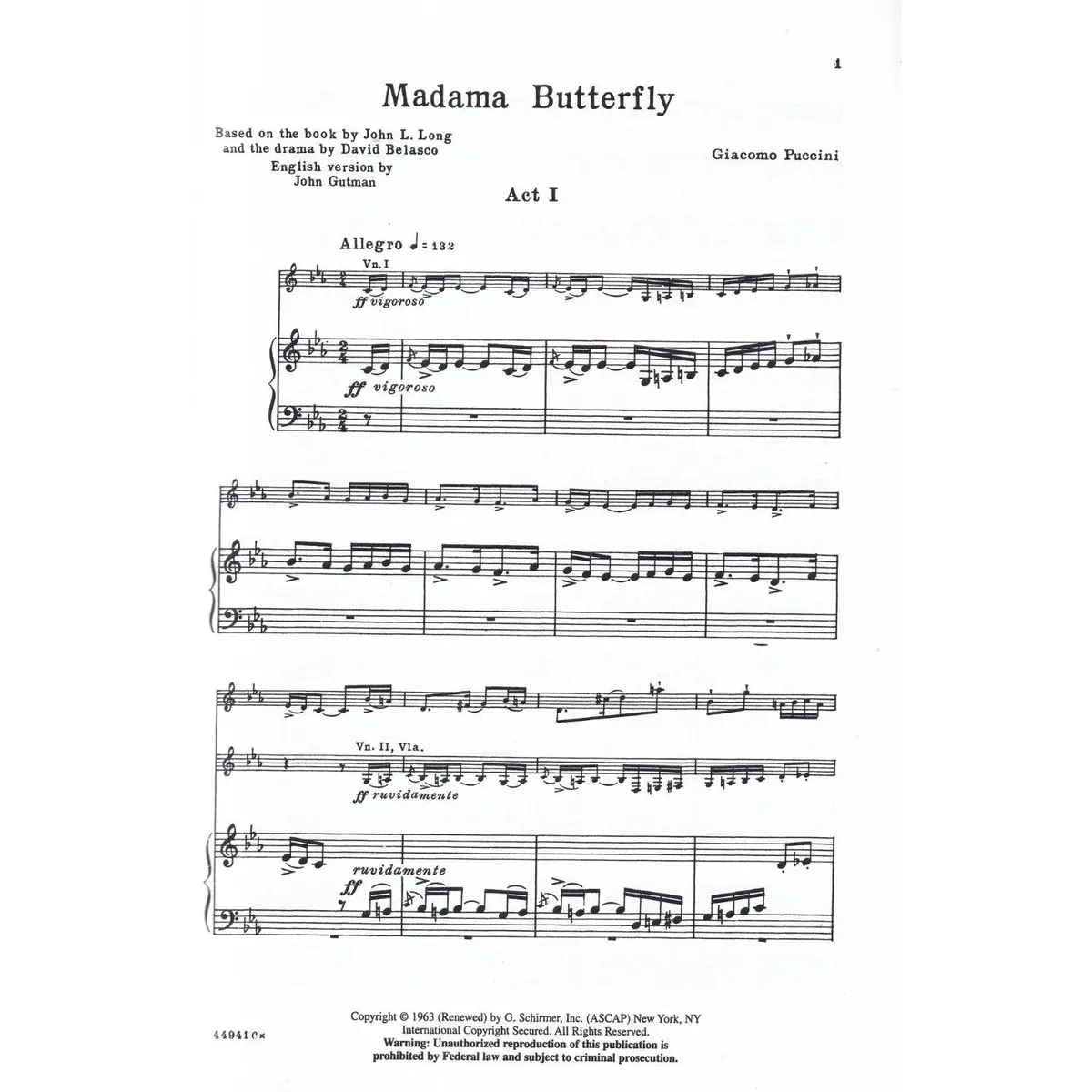 Madama Butterfly - Opera
