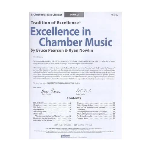 Excellence in chamber music bk.2 - clarinet Sib/Bass Clarinet Sib