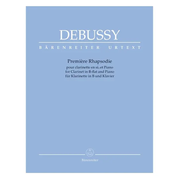 Première Rhapsodie for Clarinet in B-flat and Piano