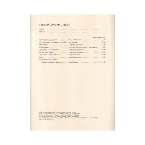 Viola Recital Album Vol.1 - first position