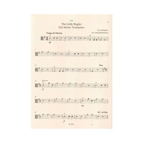 Viola Recital Album Vol.1 - first position