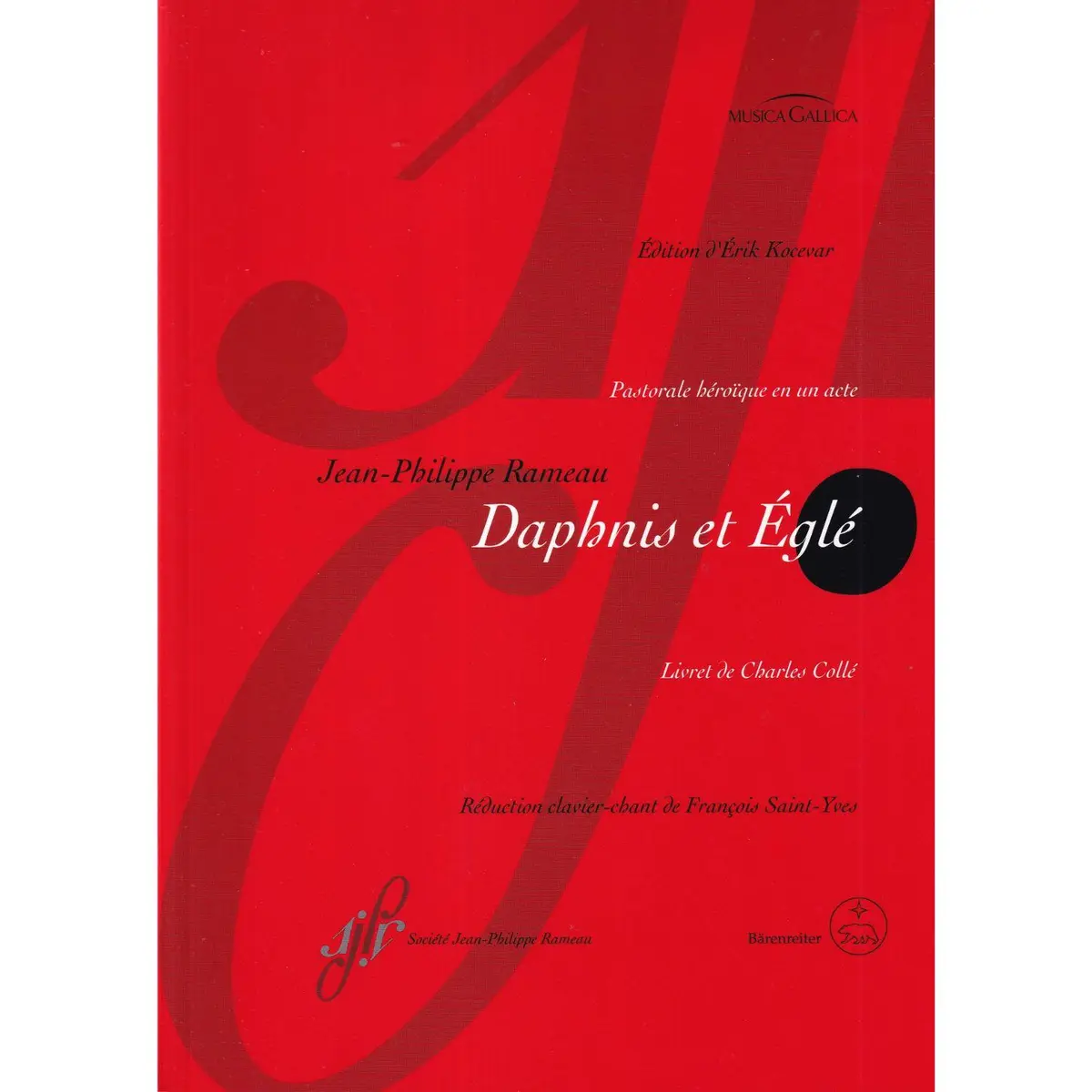 Daphnis et Églé - vocal score