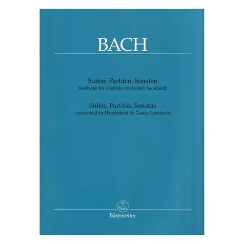 Suites, Partitas, Sonatas - transcribed for harpsichord