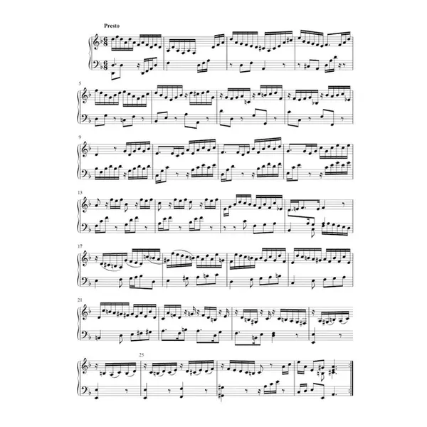 Suites, Partitas, Sonatas - transcribed for harpsichord