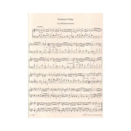 Pièces de clavecin - second livre (1717) for Harpsichord