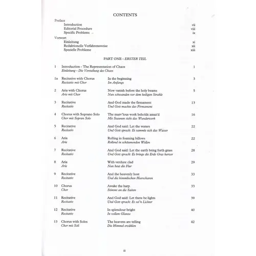 The Creation - Vocal Score (Edited By Michael Pilkington)