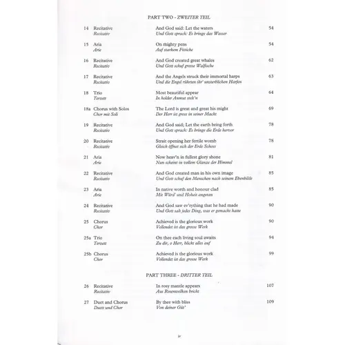 The Creation - Vocal Score (Edited By Michael Pilkington)