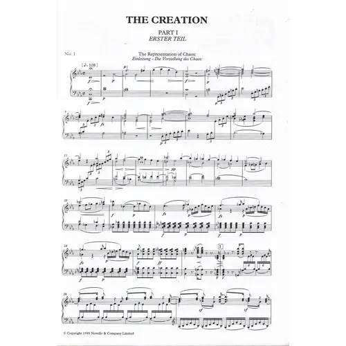 The Creation - Vocal Score (Edited By Michael Pilkington)