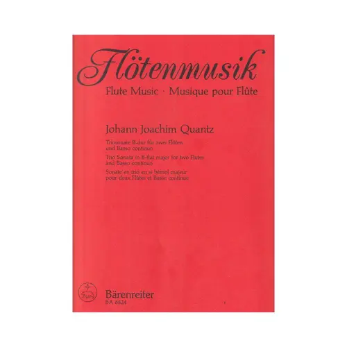 Triosonate für zwei Flöten und Basso continuo B-Dur