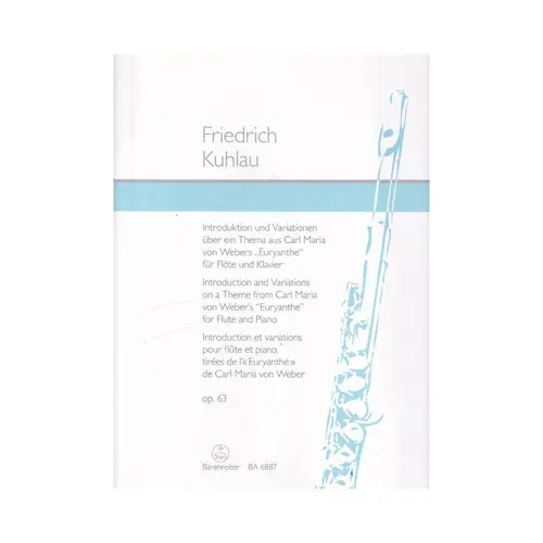 Introduktion und Variationen für Flöte und Klavier