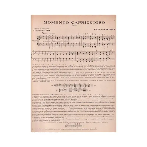 Momento Capriccioso - Op.12  (Rev. A. Cortot)