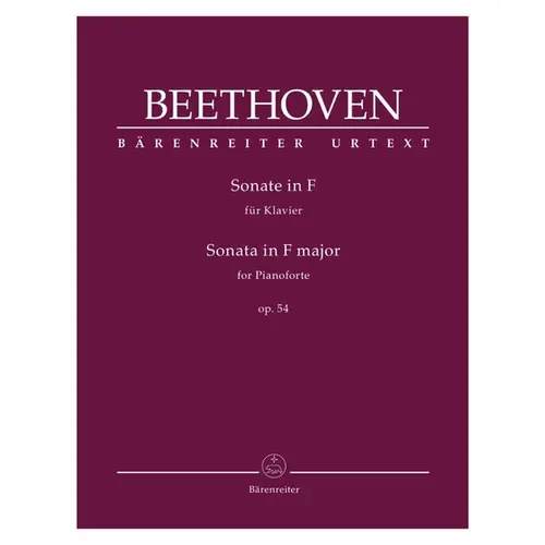 Sonata for Pianoforte in F major op. 54