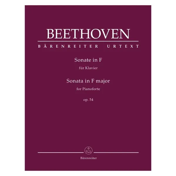 Sonata for Pianoforte in F major op. 54