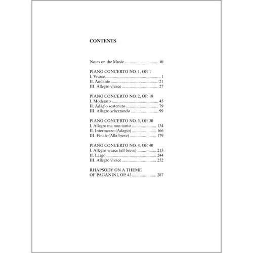 Complete Piano Concertos  No. 1-4
