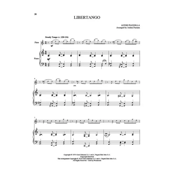 25 Piazzolla Tangos for Flute and Piano