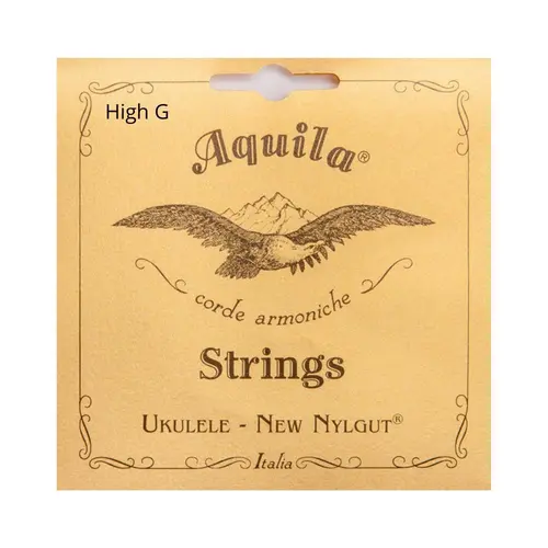 Encordoamento para ukulele soprano Aquila new nylgut - high G - 4U