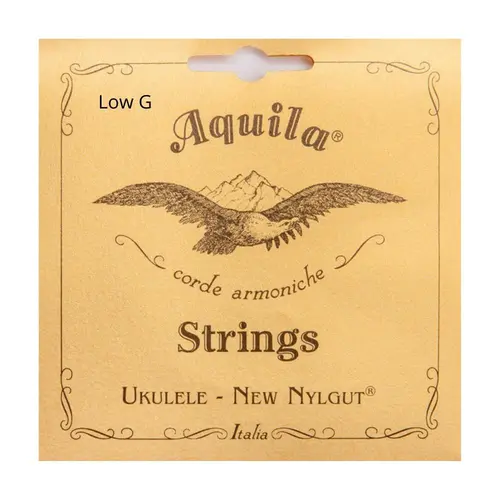 Encordoamento para ukulele soprano Aquila new nylgut - low G - 5U