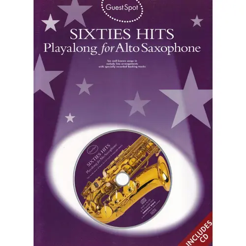 Sixties Hits Playalong for Alto Saxophone