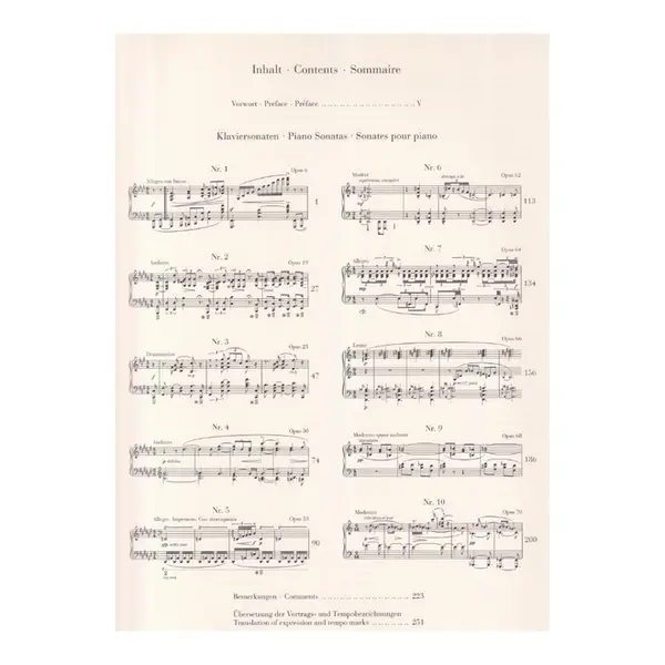 Piano Sonatas nos.1-10