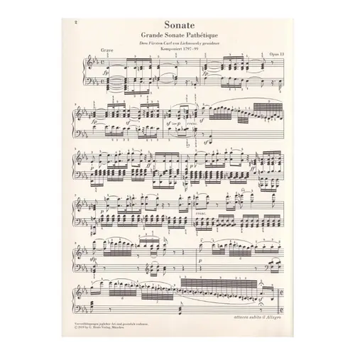 Piano Sonata Nr.8 in C minor Op.13