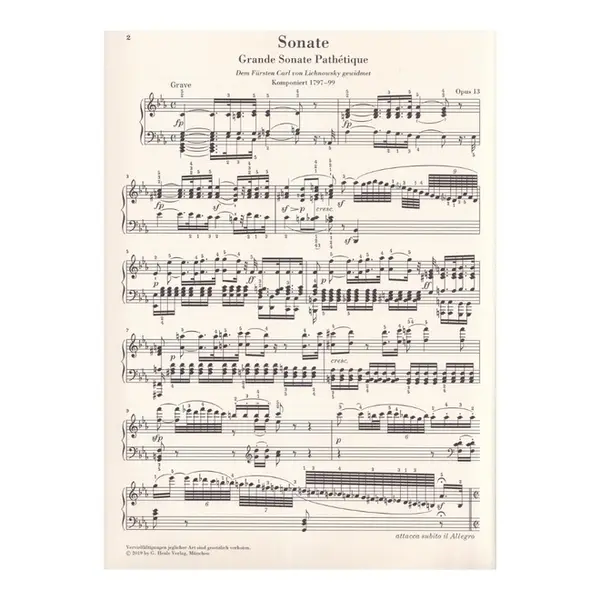 Piano Sonata Nr.8 in C minor Op.13