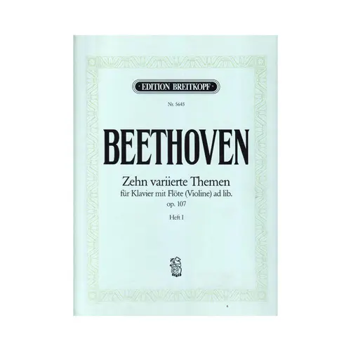Zehn Varierte Themen Op.107 Heft I