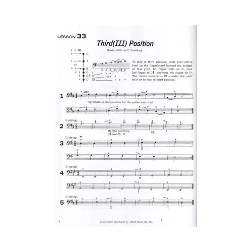 Learn to Play a Stringed Instrument - Bass - Book 2