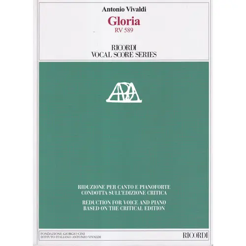 Gloria RV 589 - Vocal Score  - Michael Talbot