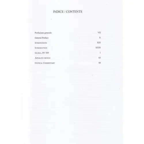 Gloria RV 589 - Vocal Score  - Michael Talbot