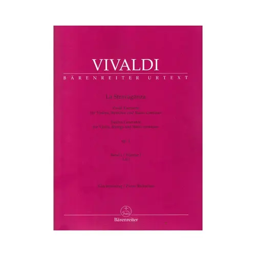 La Stravaganza Op. 4 vol.1 - Twelve concertos for violin, strings and basso continuo - piano reduction
