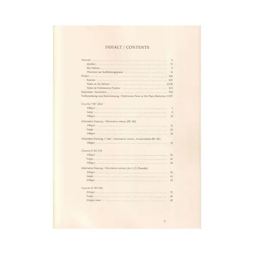 La Stravaganza Op. 4 vol.1 - Twelve concertos for violin, strings and basso continuo - piano reduction