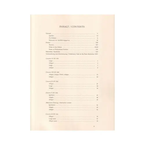 La Stravaganza op. 4 Vol.2 - Twelve concertos for violin, strings and basso continuo - Concertos VII-XII