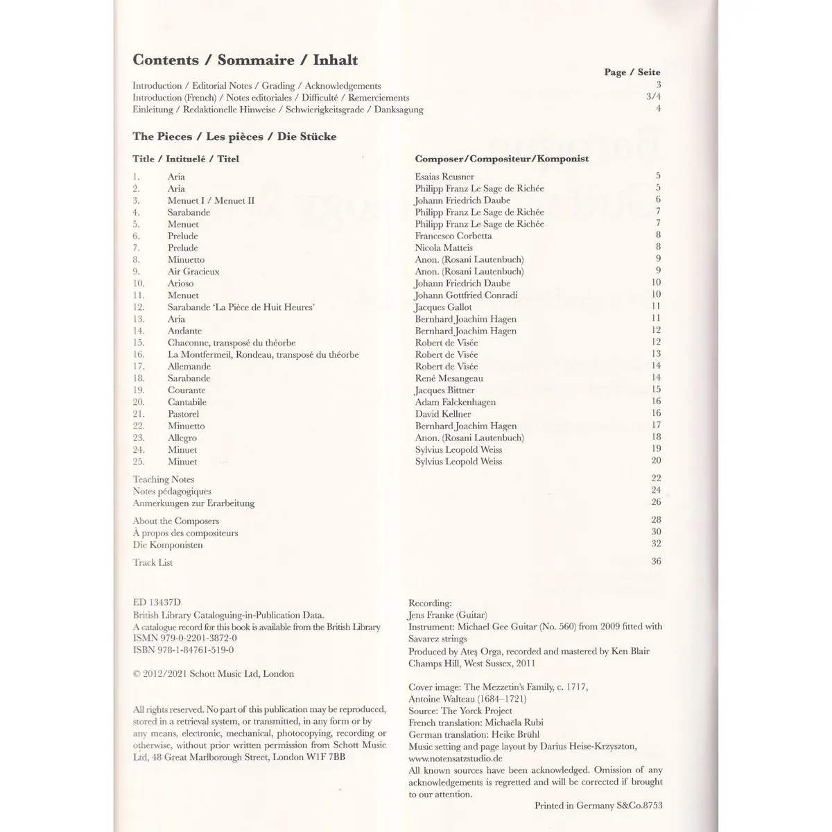 Baroque Guitar Anthology Vol.2
