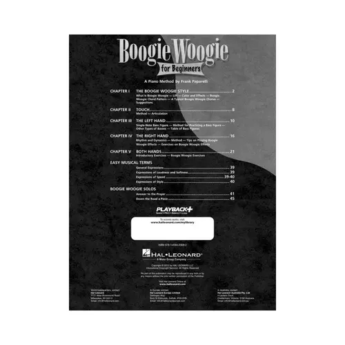 Boogie Woogie for Beginners