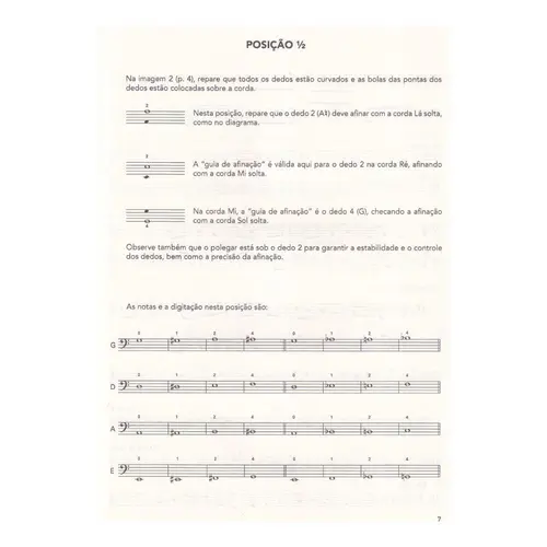 Método prático de contrabaixo – nível avançado