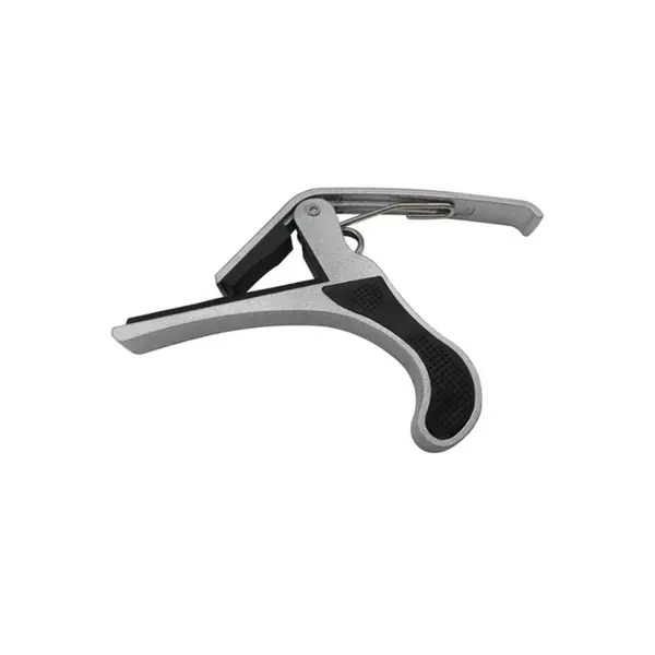 Capotraste Dolphin prata com haste longa  para violão/guitarra