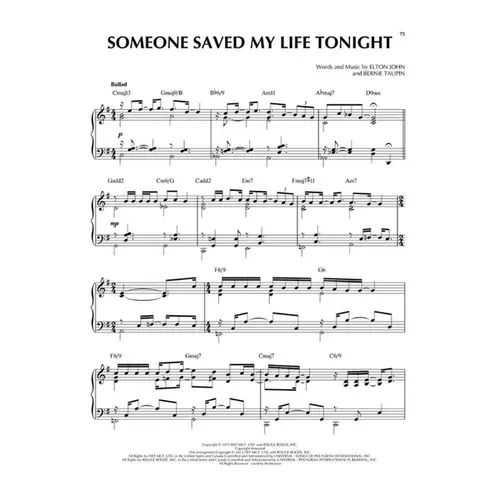 Elton John - Jazz Piano Solo Series vol.29