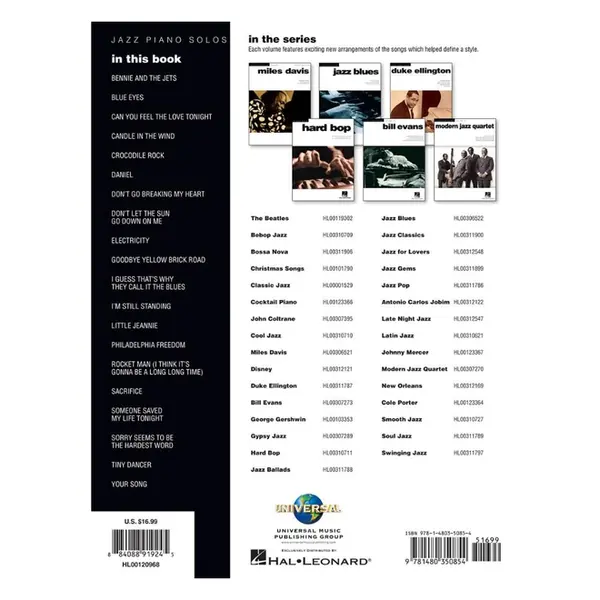 Elton John - Jazz Piano Solo Series vol.29