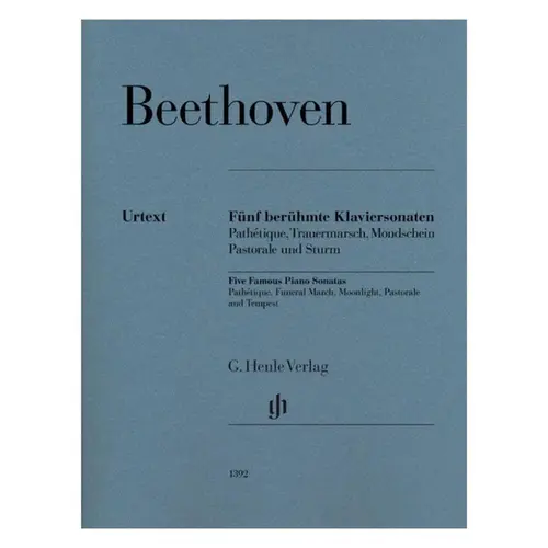 Five Famous Piano Sonatas