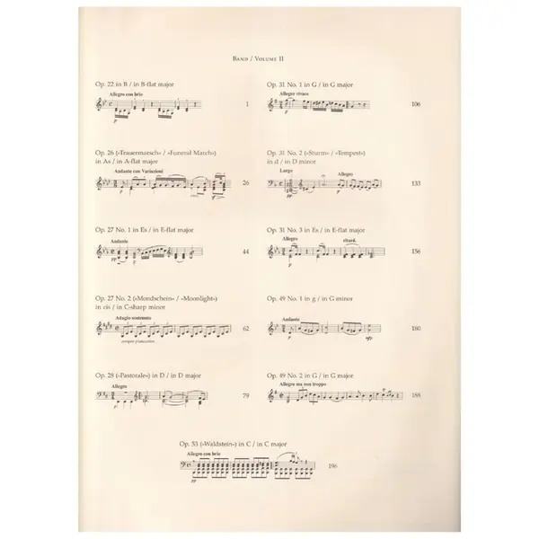 Complete Sonatas for Pianoforte II