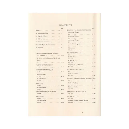 Violoncello Schule I - Erste lage