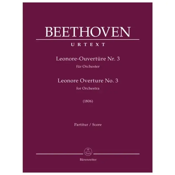 Leonore overture n.3 for orchestra (1806) - score