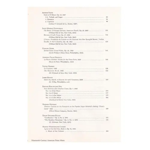 Nineteenth-Century American Piano Music