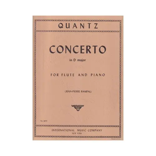 Concerto In D Major For Flute